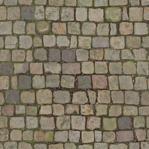 Source texture: weathered paving stones